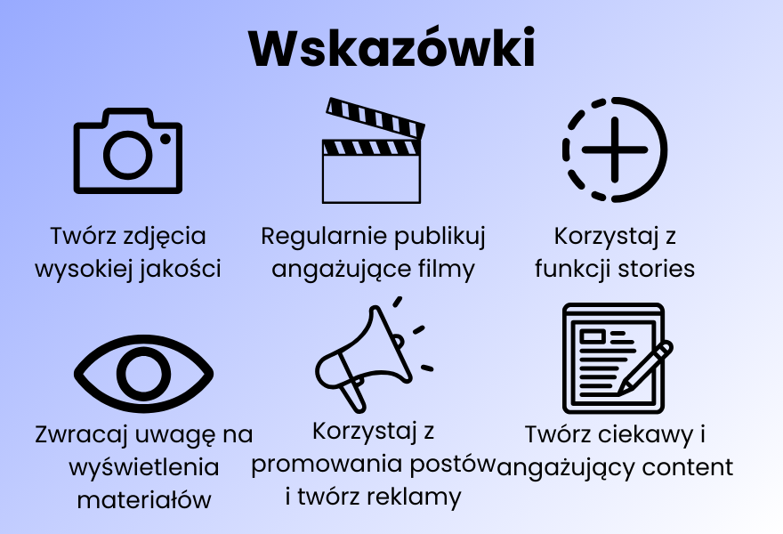 wskazówki instagram